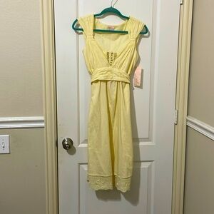 Summer dress yellow